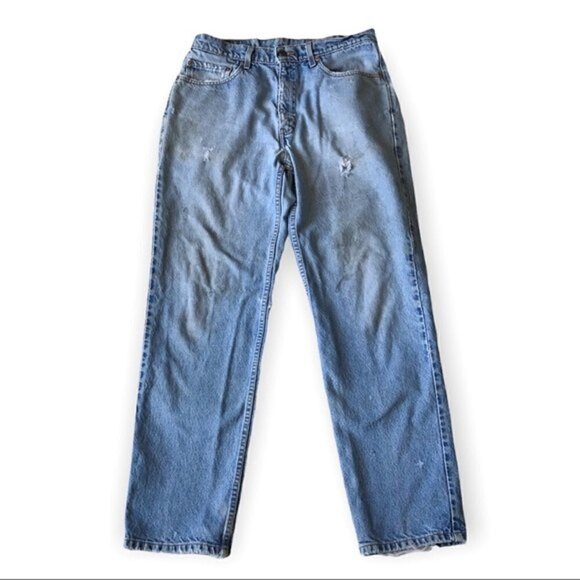 Levi's 550 Jeans Vintage 90s Relaxed Fit Distressed Size 8 - Picture 3 of 16